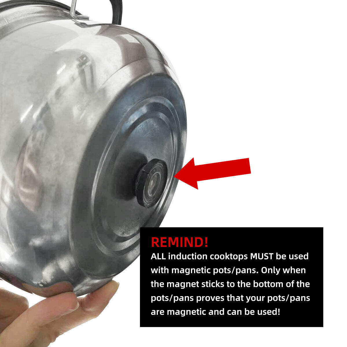 Portable Induction Cooktop 1800W Burner EASEPOT 6 Cooking Mode Cooker Hot Plate - Fresh Stock Dated February 2026