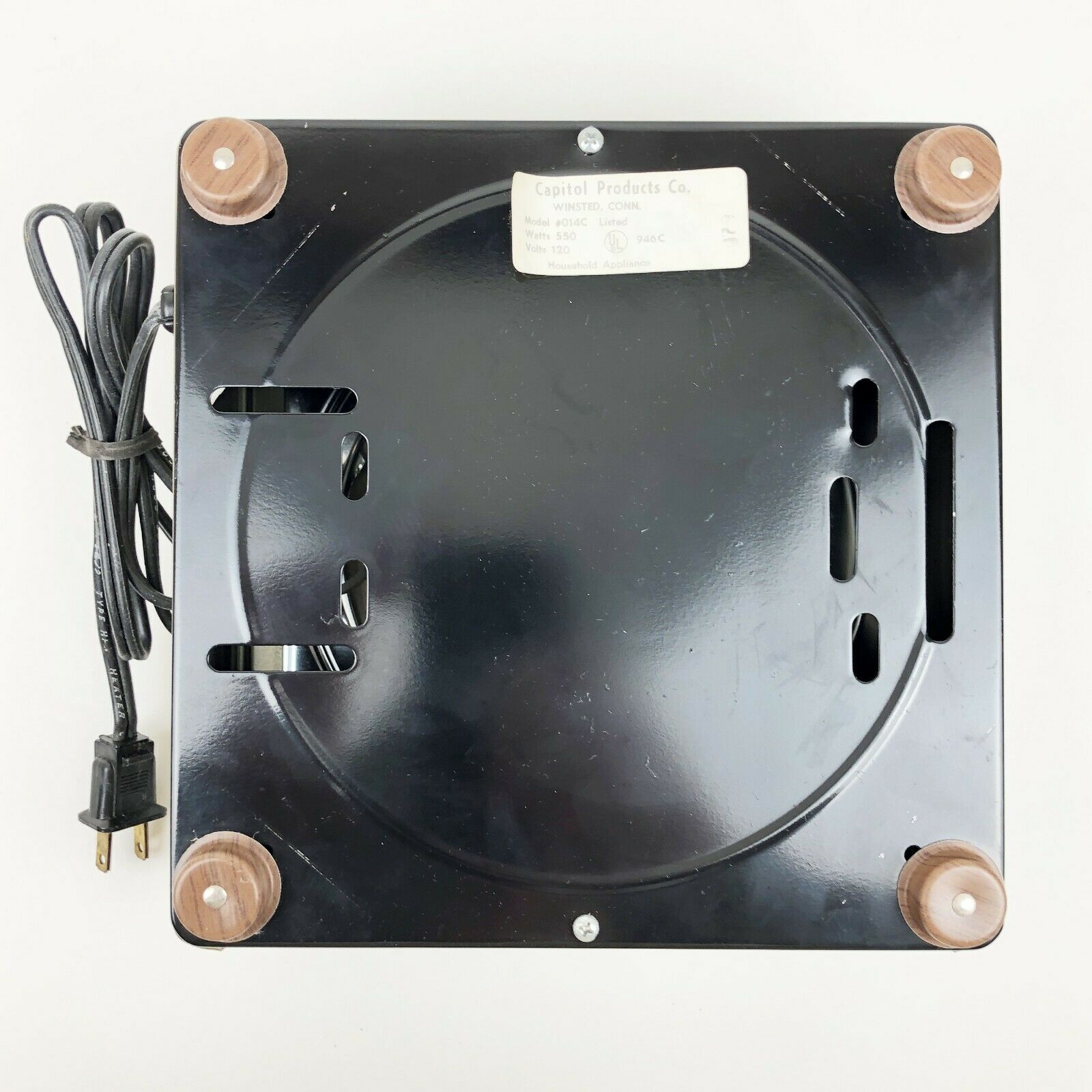 VTG Capitol Products Electric Single Burner Stove Top Hot Plate Model #UL014-C - Fresh Stock Dated February 2026
