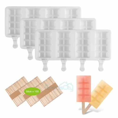 Ice Pop Molds Popsicle Holder Set - Popsicle Molds, Sticks, and Covers - Fresh Stock Dated February 2026