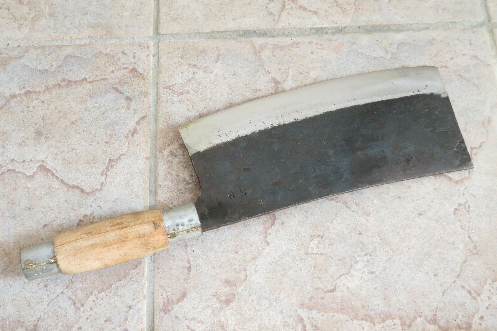 Crude - Premium Heavy Duty Cleaver Meat Chopping Knife, 9 inch, Carbon Steel - Fresh Stock Dated January 2026