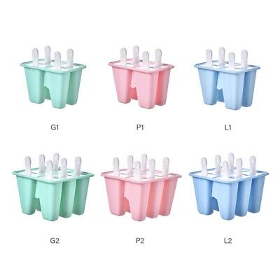Kitchen DIY Pop-Mold Popsicle Maker Lolly Tray Pan Frozen Ice Cream Mould - Fresh Stock Dated February 2026