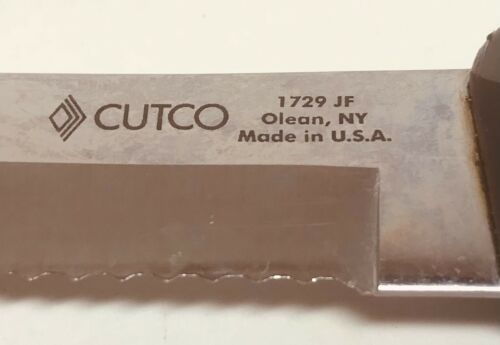 3 Cutco Knives 4” Paring Petite Carver Carving Knife Brown Handles - Fresh Stock Dated January 2026