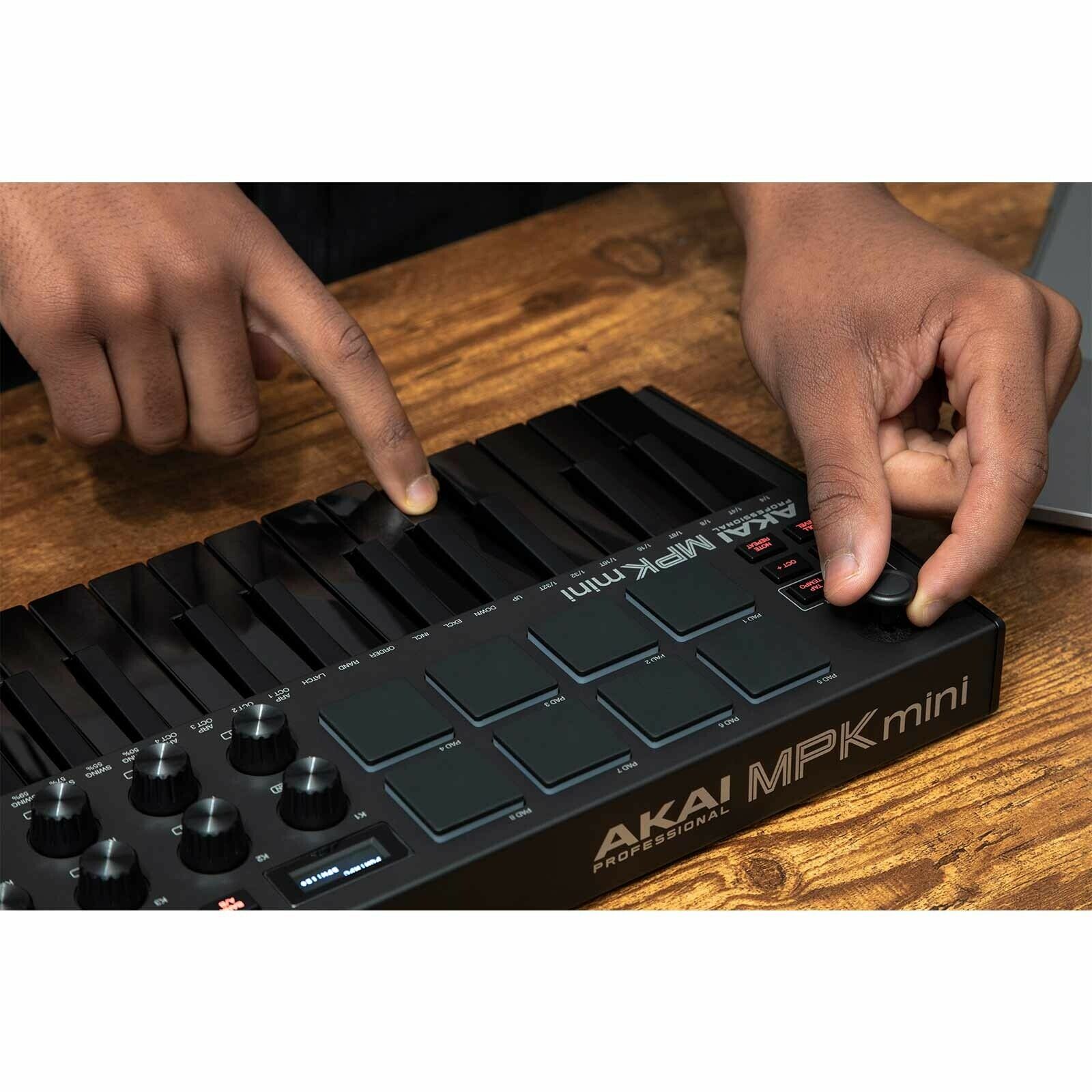 Akai MPK Mini MK3 25-Key USB Keyboard Pad Controller Black w Software & Case - Fresh Stock Dated December 2025