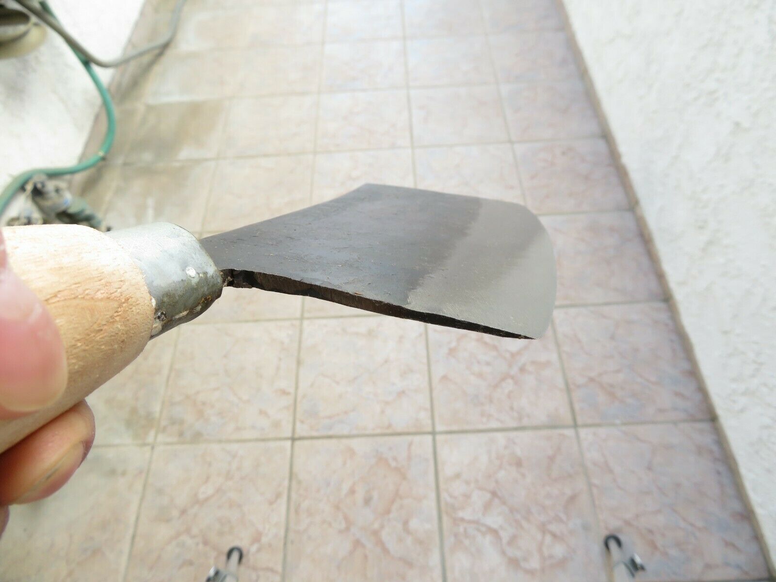 Crude - Premium Heavy Duty Cleaver Meat Chopping Knife, 9 inch, Carbon Steel - Fresh Stock Dated January 2026