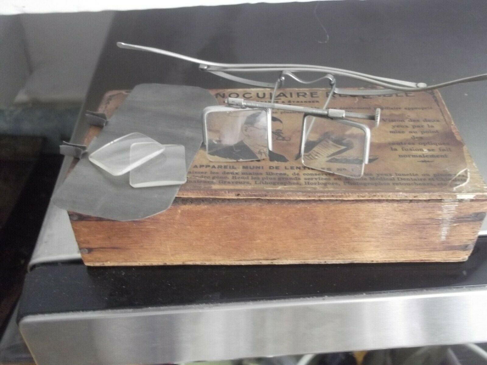 1920S JEWELLERS' REPAIR MAGNIFYING GLASSES IN RARE ORIGINAL BOX-OPTICAL-WATCHES - Fresh Stock Dated December 2025
