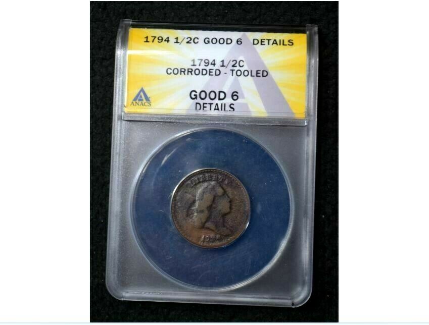 1794 HALF CENT * ANACS GOOD 6 Details * Get 5% Off at Checkout or Make Offer - Fresh Stock Dated December 2025