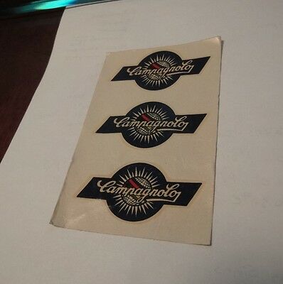 Campagnolo Decal old style Rare 50's - 60's NOS card of 3 - Fresh Stock Dated December 2025