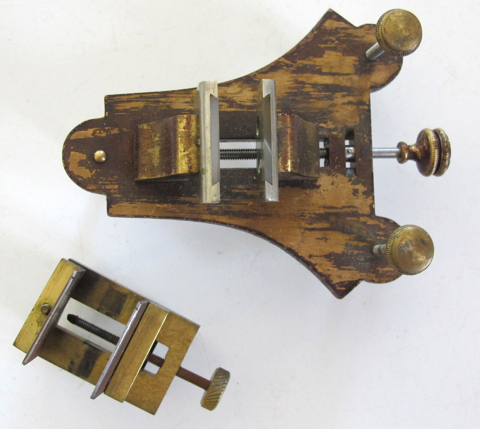 Lot Two (2) BALANCE POISES - Brass with Metal & Agate Jaws - Watch Repair Tools - Fresh Stock Dated December 2025