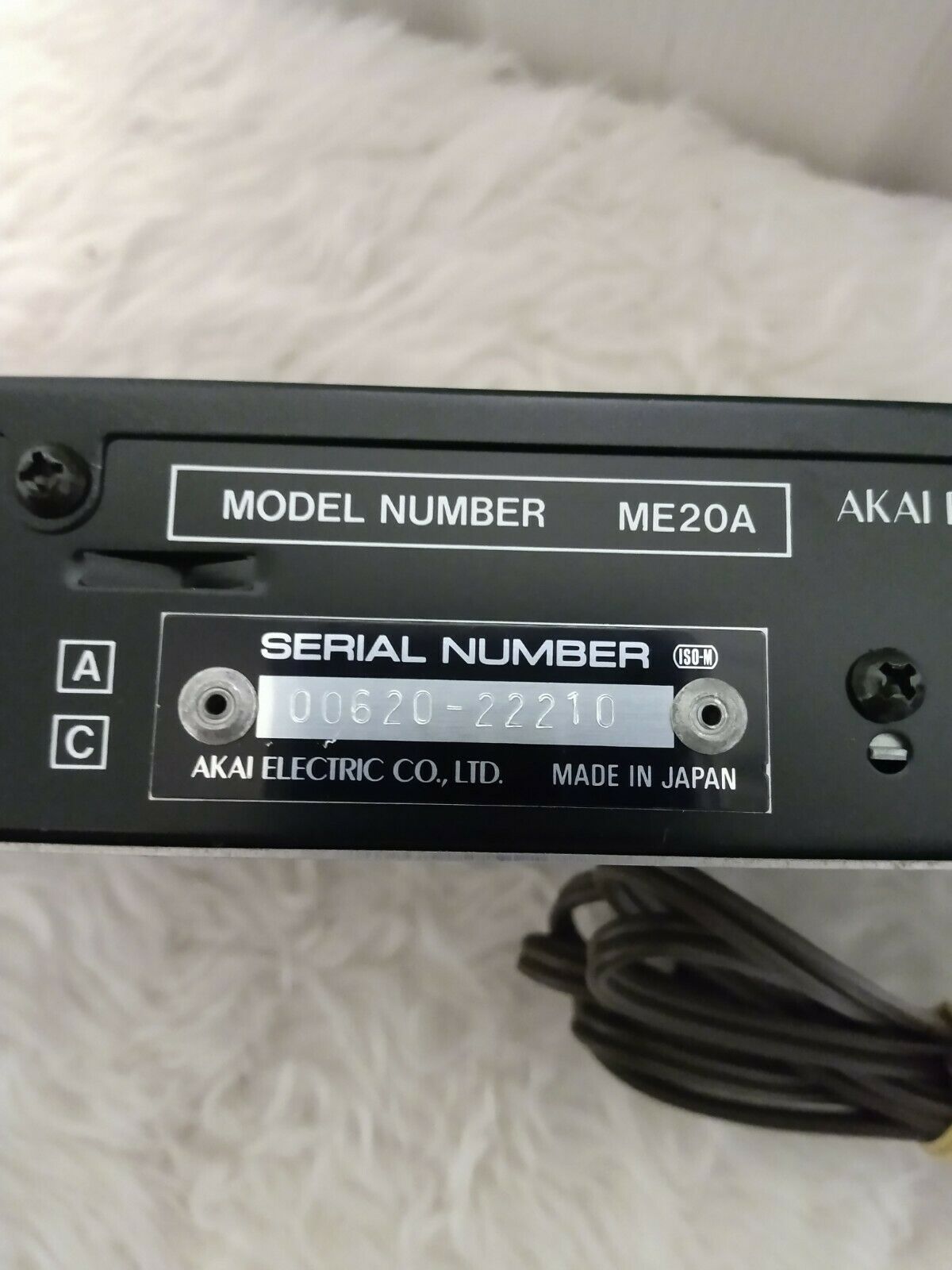 AKAI Japan ME20a Midi Sequence Arpeggiator Midi Receiver Tested/Working - Fresh Stock Dated December 2025