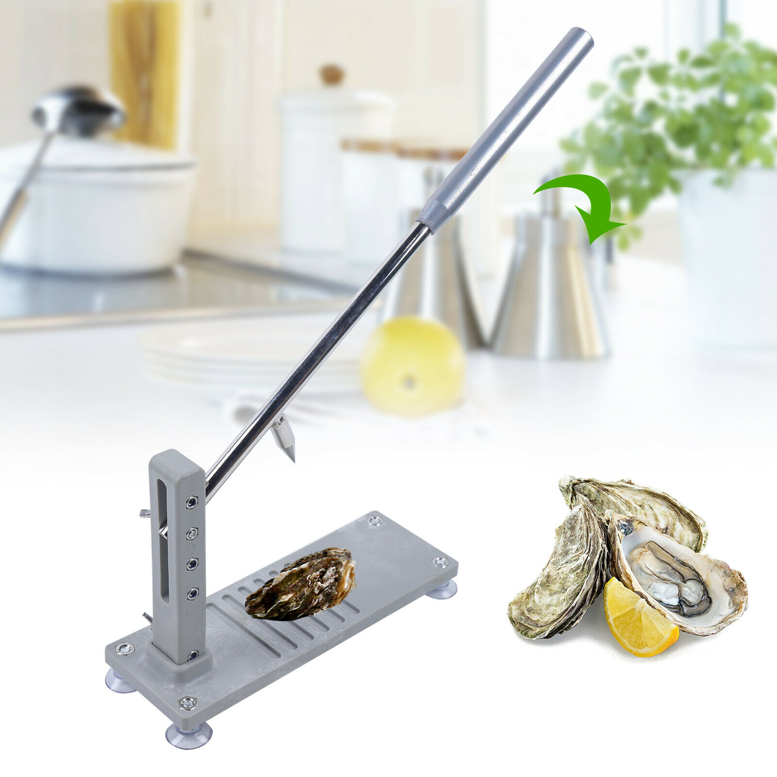 Oyster Knife Shucker Shell Seafood Opener Shucking Tool Set w/ blade * 2 - Fresh Stock Dated January 2026
