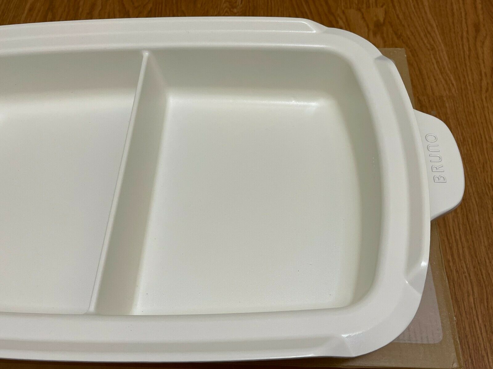 BRUNO Hot Plate Grande Partition Pot / Split Pot BOE026 NABE -New- Open Box - Fresh Stock Dated February 2026