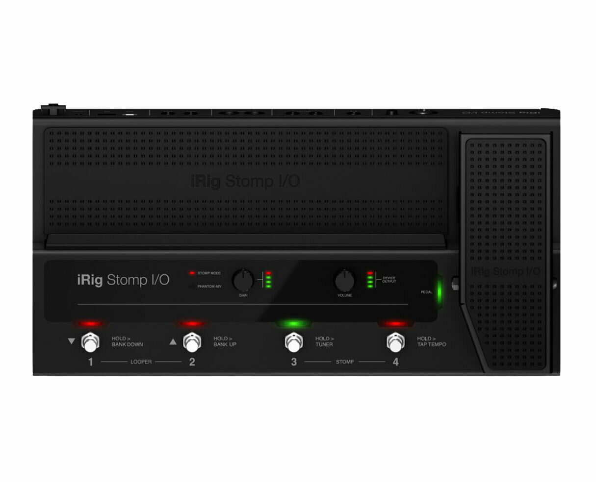 IK Multimedia iRig Stomp I/O + Free IK Multimedia iRig 2 - Fresh Stock Dated December 2025