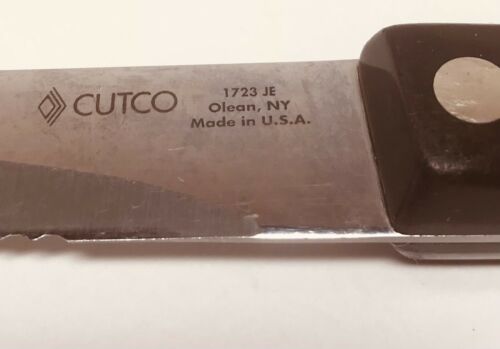 3 Cutco Knives 4” Paring Petite Carver Carving Knife Brown Handles - Fresh Stock Dated January 2026