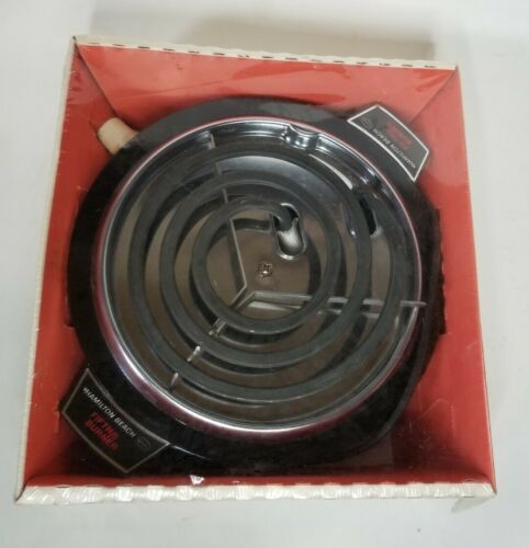 Hamilton Beach Fifth Burner 812 New Sealed in Original Package Vintage USA Made - Fresh Stock Dated February 2026