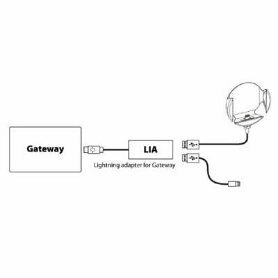 DENSION LIA1GW0 Lightning Adapter for Gateway Lite / BT / 300 / 500,iPhone,iPod - Fresh Stock Dated December 2025