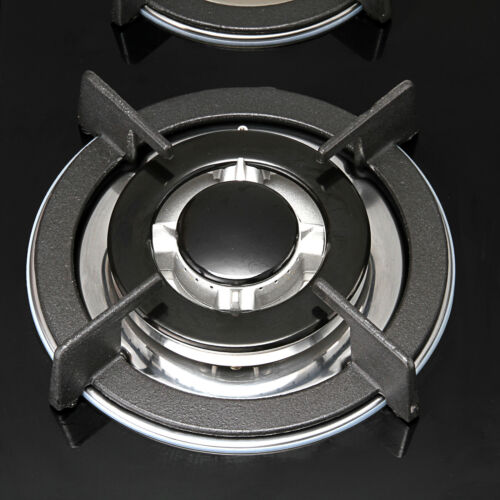 23.6'' Tempered Glass 4 Burner (2.75-3 KW) Gas Stove Kitchen Cooktops Cooker Hob - Fresh Stock Dated February 2026