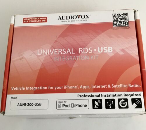 Audipvox Universal RDS-USB Integration Kit Compatible All Vehivles - Fresh Stock Dated December 2025