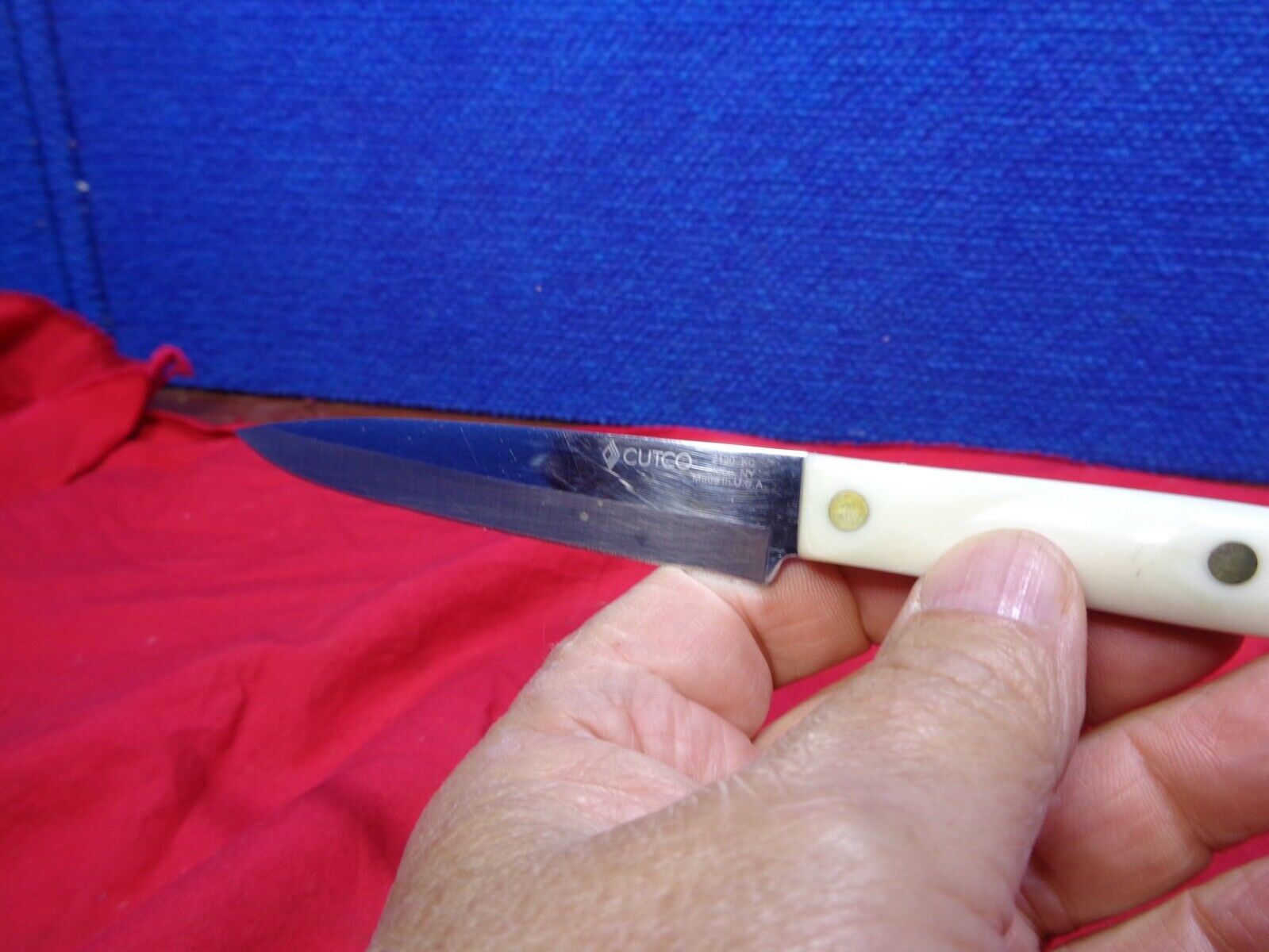 Cutco Knife 2120KC Pearl White Handle #4 - Fresh Stock Dated January 2026