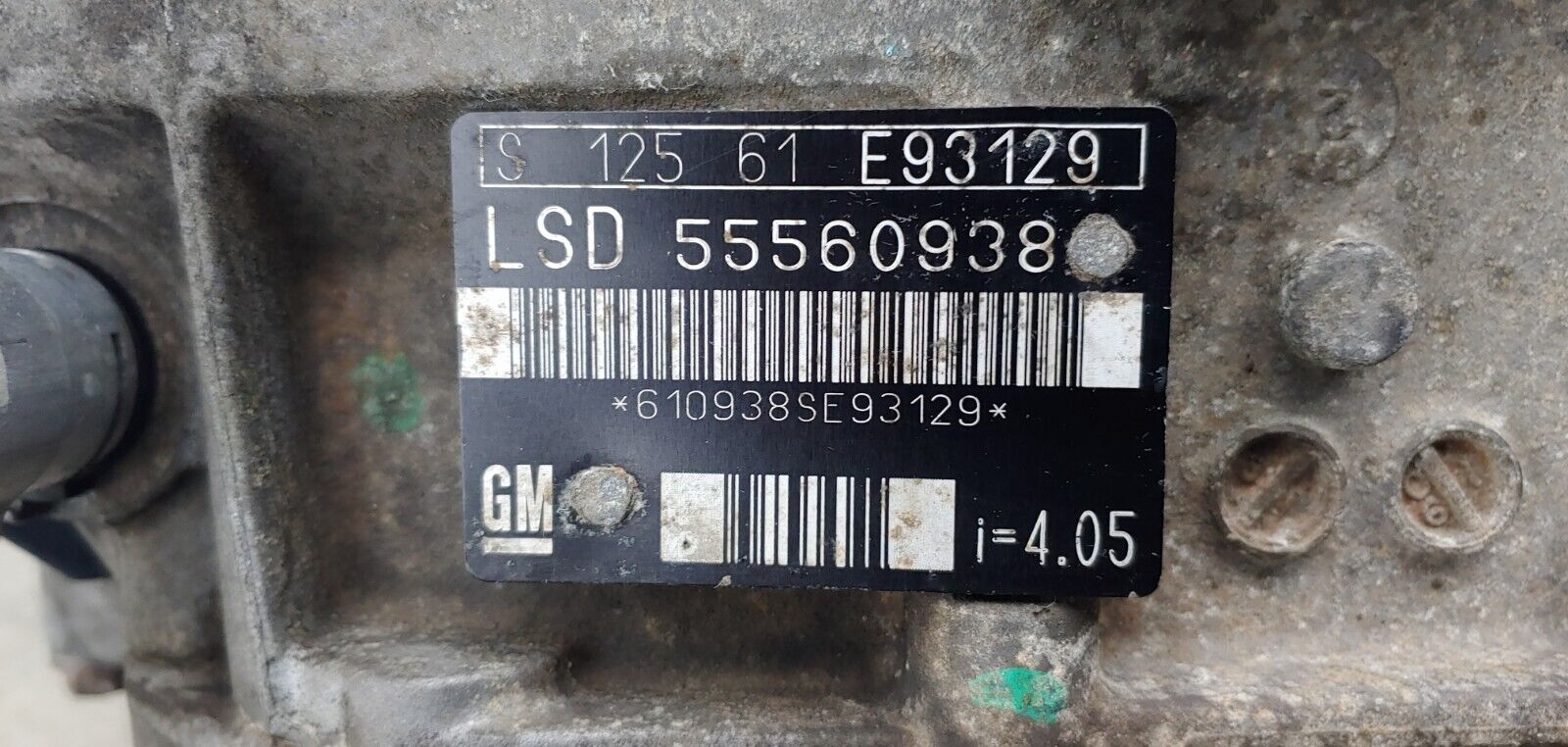 Cobalt SS Supercharged G85 LSD 5 Speed Manual Transmission MU3 4.05 - Fresh Stock Dated December 2025