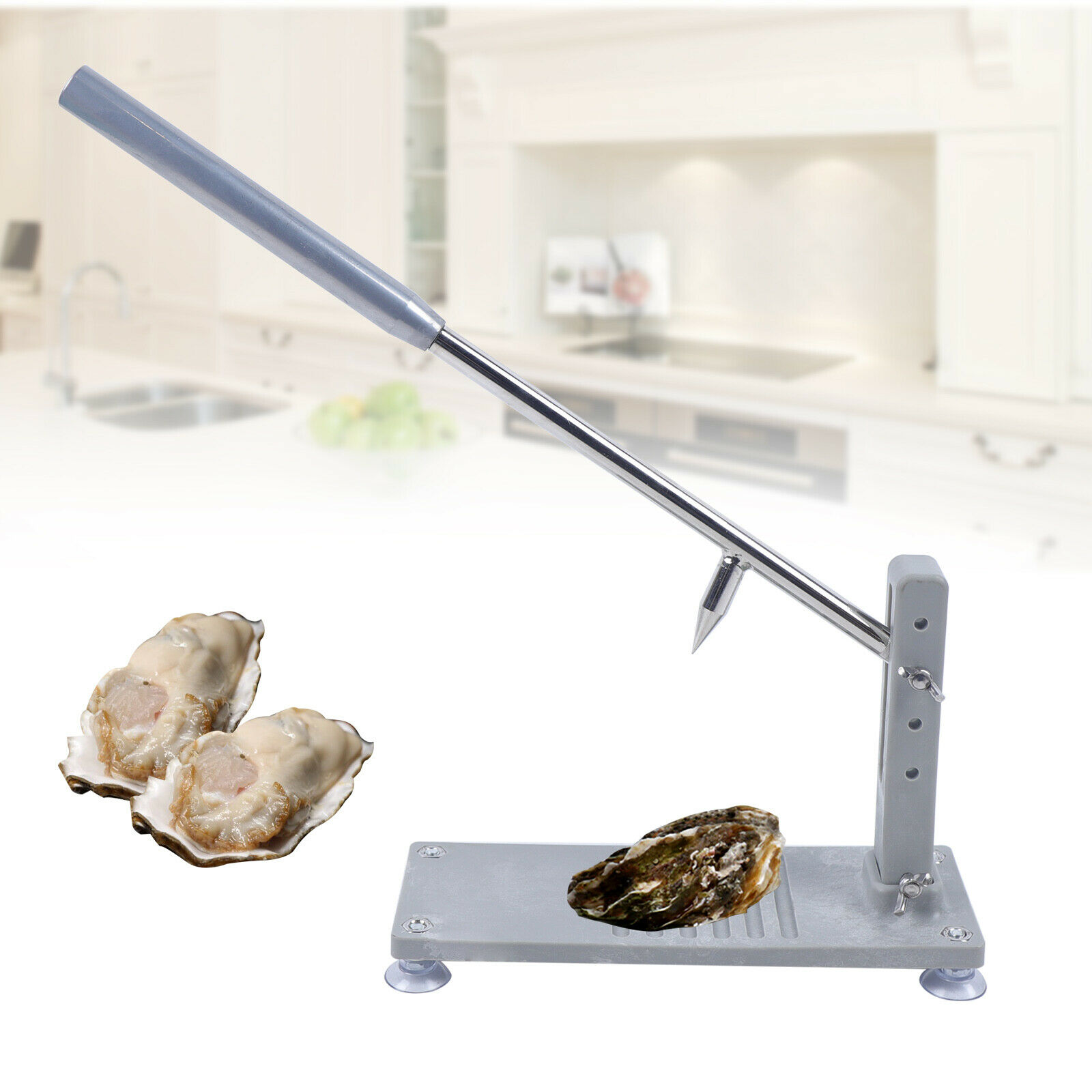 Oyster Knife Shucker Shell Seafood Opener Shucking Tool Set w/ blade * 2 - Fresh Stock Dated January 2026