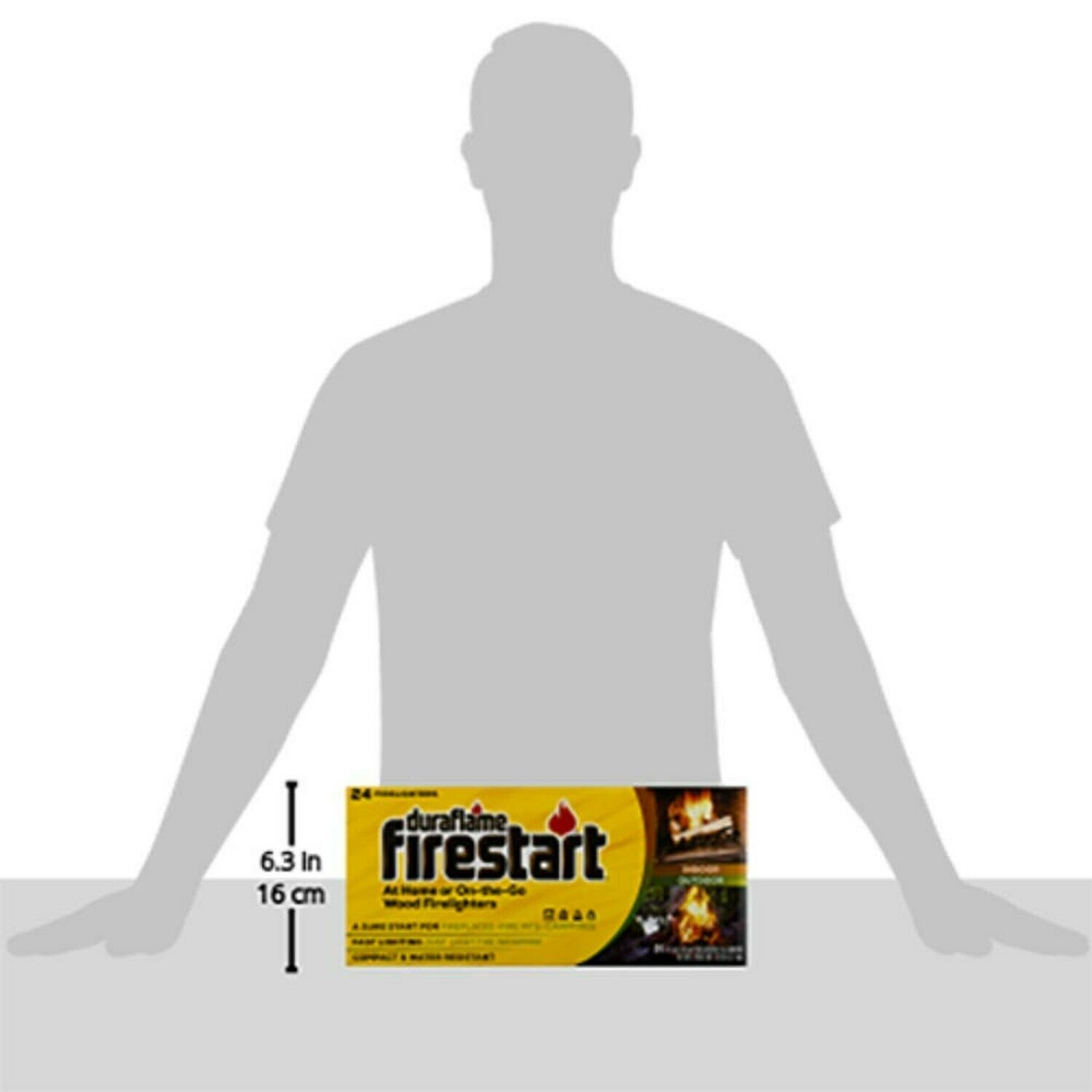duraflame Firestart Indoor/Outdoor Firelighters, 24 pack - Fresh Stock Dated January 2026