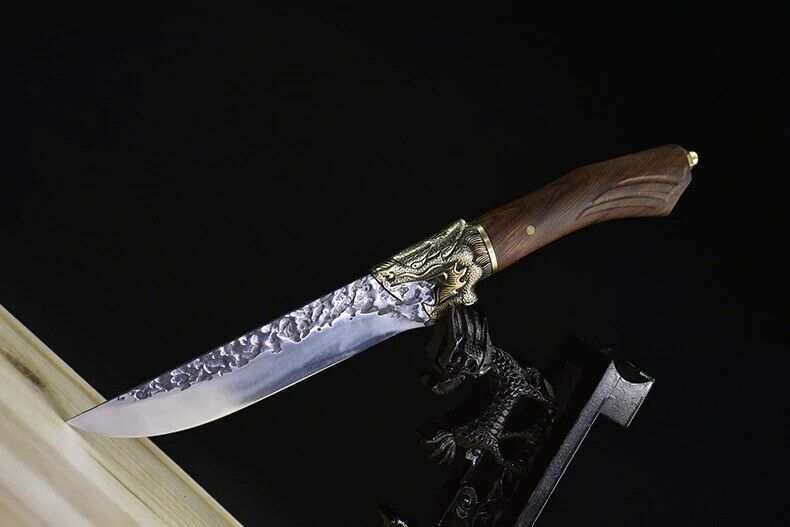7 inch Handmade Chef Knife Fixed Blade Meat Knives Chinese Cleaver Cooking Tools - Fresh Stock Dated January 2026