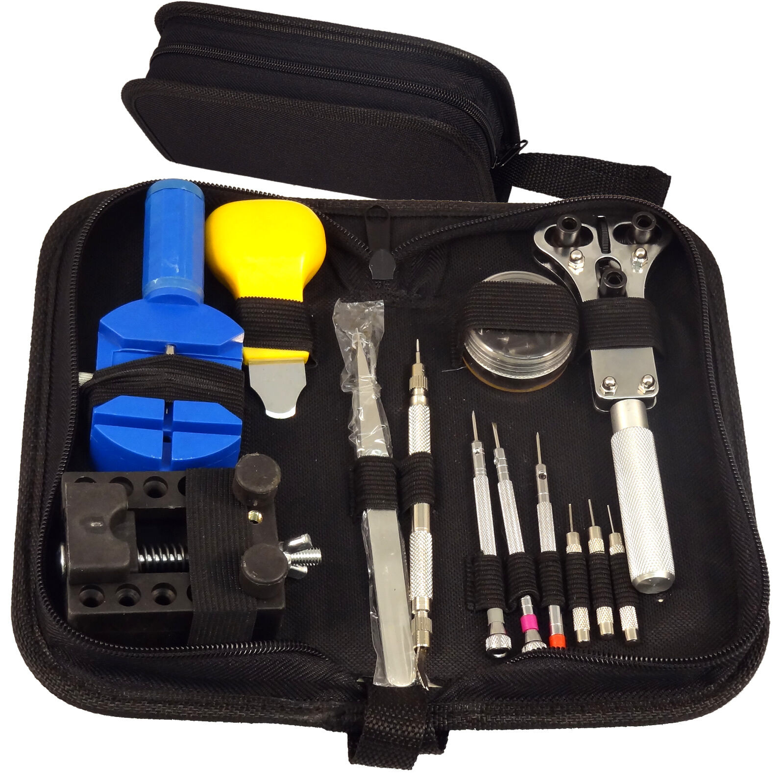 Tool Kit Watch Repair Case Opener Link Remover Spring Bar Tool + Carrying Case - Fresh Stock Dated December 2025