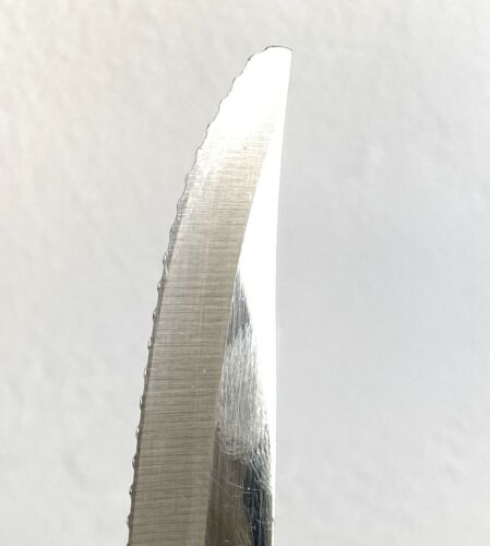 CUTCO 1729 KI Petite Serrated Carving Knife Brown Orange Marbled DAMAGED - Fresh Stock Dated January 2026