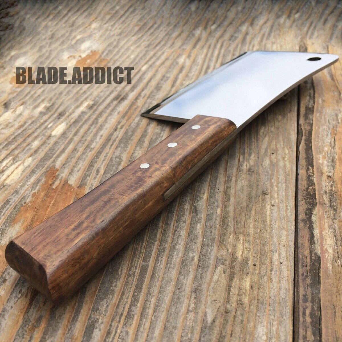 PROFESSIONAL Steak Meat Cleaver Chef Butcher Chopper Knife Stainless Steel Blade - Fresh Stock Dated February 2026