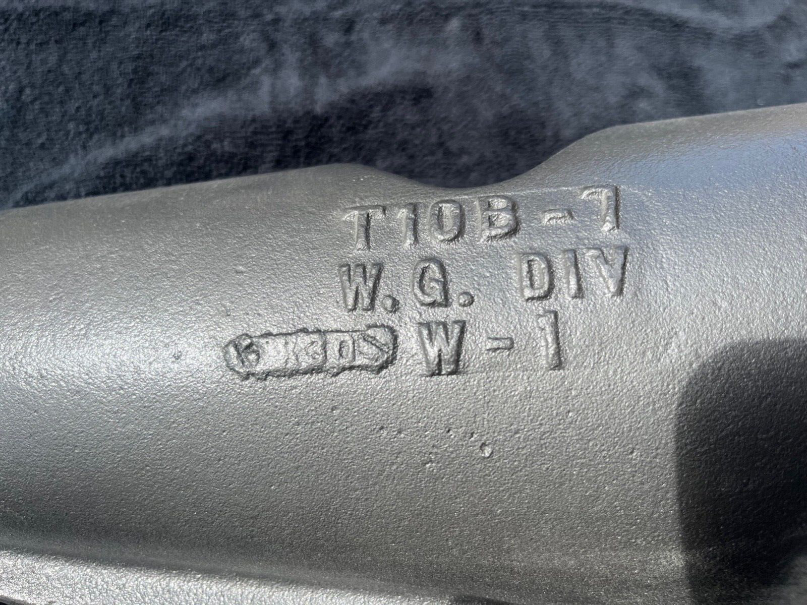 1962-1966 Ford Galaxie 500 Borg Warner T10 4 Speed Tailhousing T10B-7 Tailshaft - Fresh Stock Dated January 2026