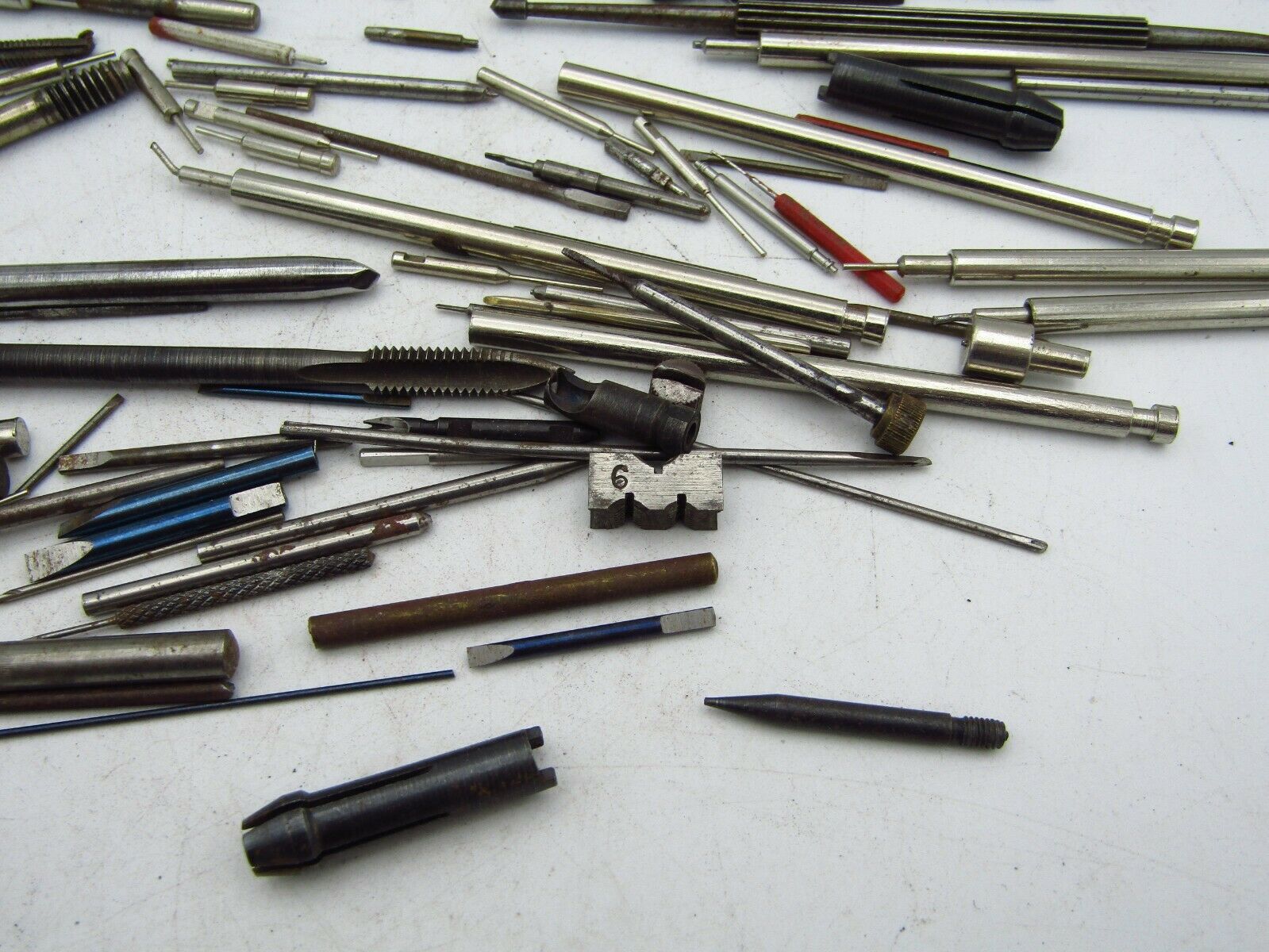 100+pc LOT OF WATCH TOOLS, BITS/TAPS/ETC WATCHMAKER/JEWELER GRAB BAG AS IS T3 - Fresh Stock Dated December 2025