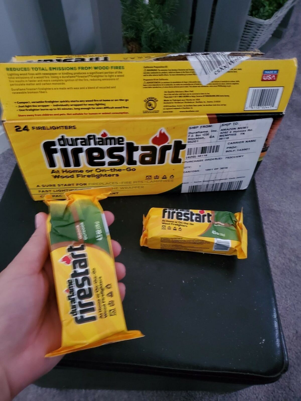 duraflame Firestart Indoor/Outdoor Firelighters, 24 pack - Fresh Stock Dated January 2026