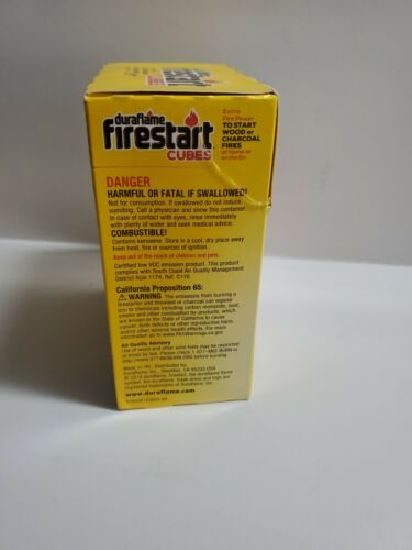 Duraflame Firestart Cubes 18 Pack Firestarters, Start Fires Fast & Easy No Mess - Fresh Stock Dated December 2025