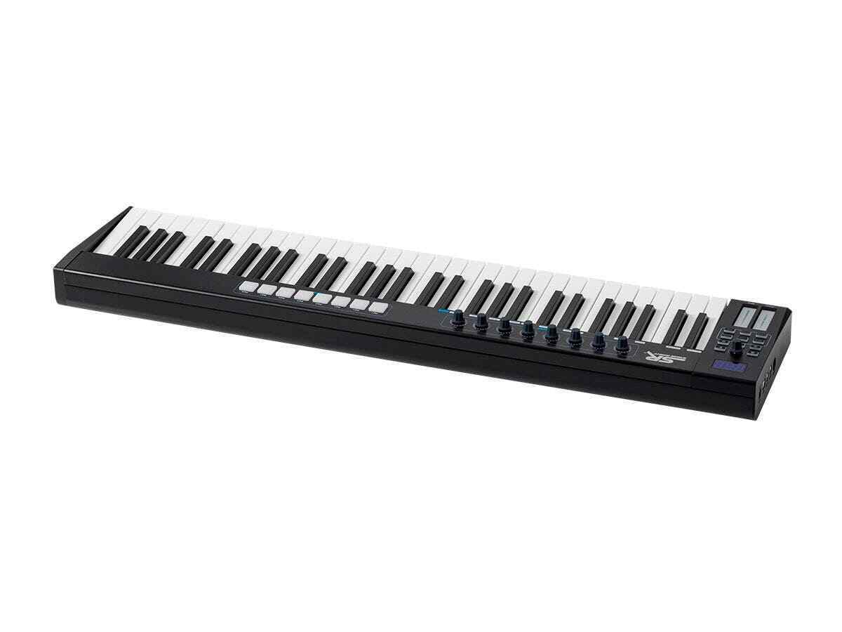 Monoprice SRK61 37 Key USB MIDI Keyboard Controller with 8 Backlit Pads, 8 Knobs - Fresh Stock Dated December 2025