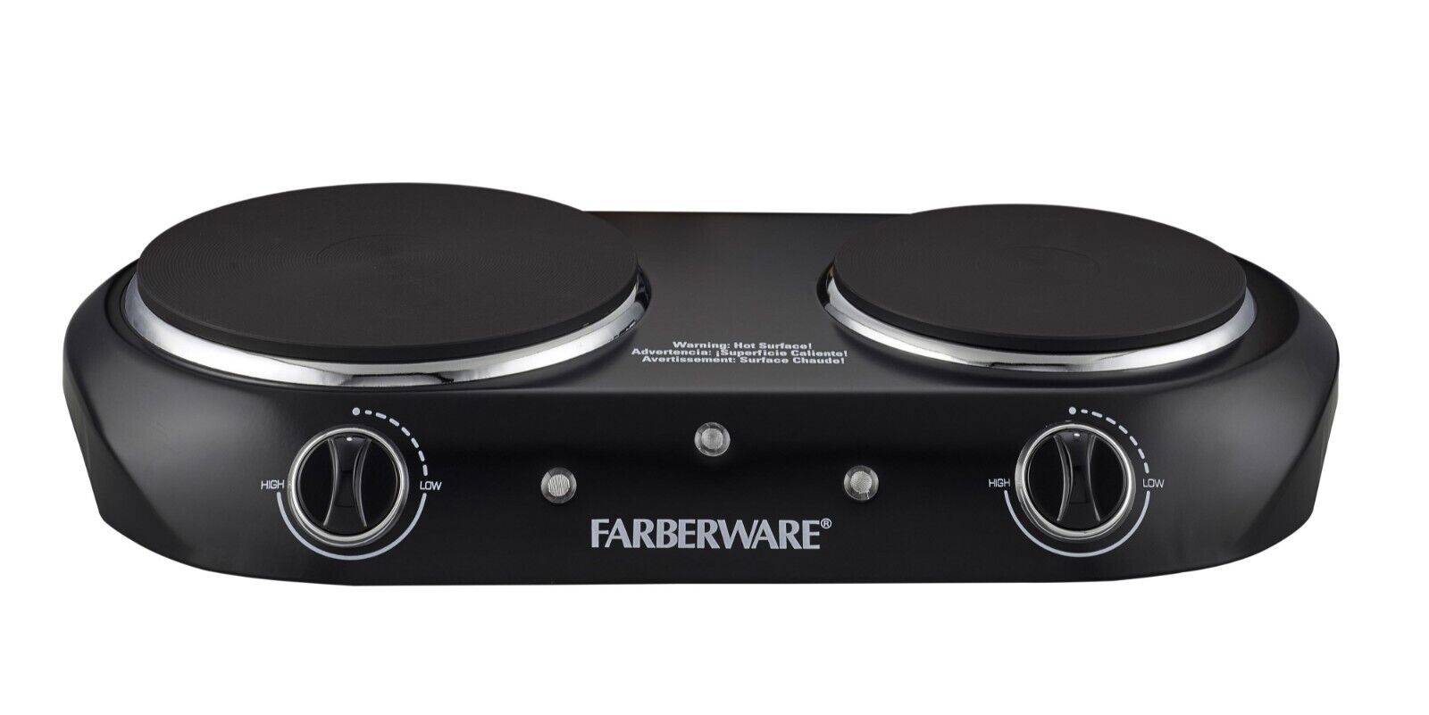 Farberware Royalty 1800 W Double Burner Black Electric Cooktop, 1 Each SALE - Fresh Stock Dated February 2026
