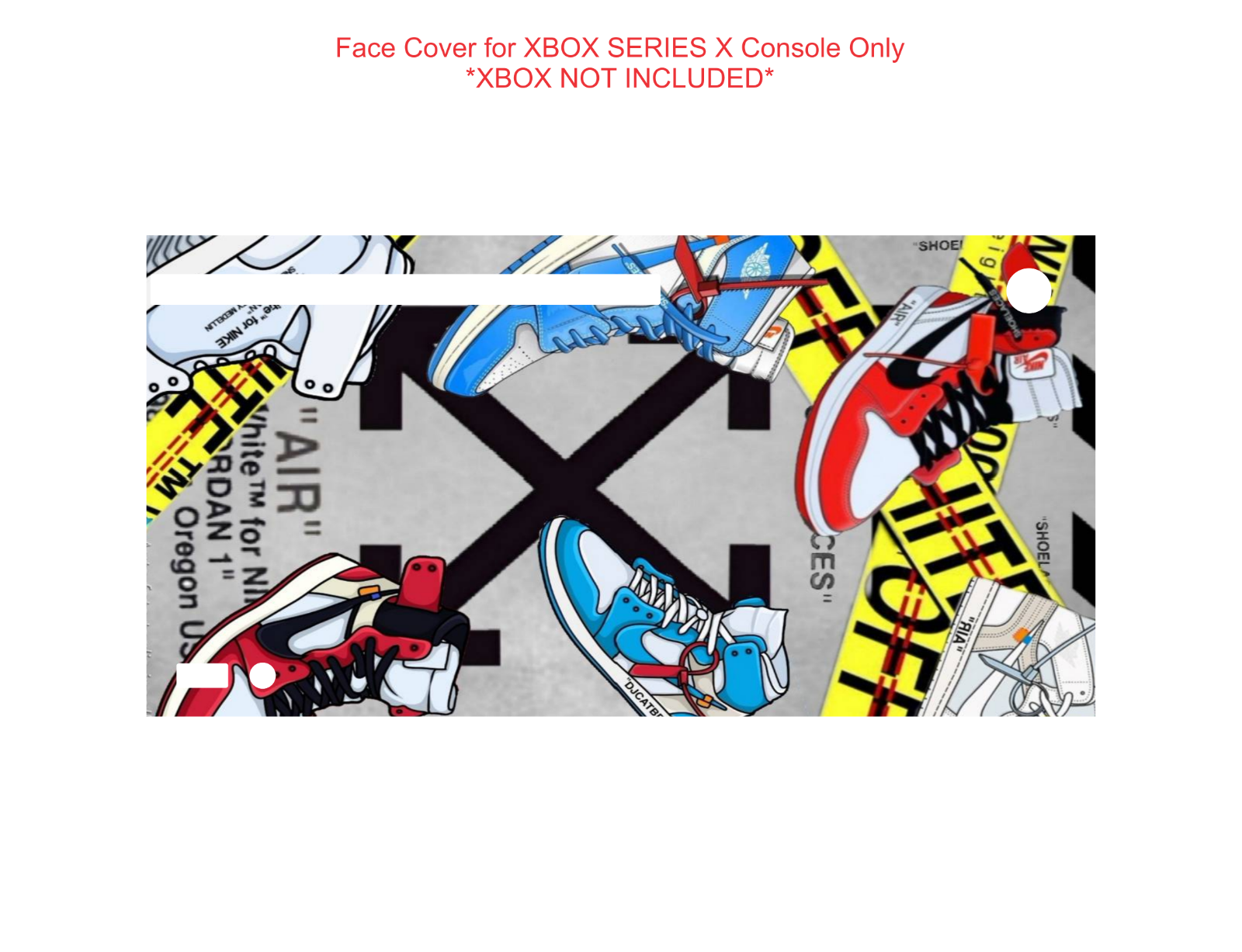 Wrap Skin Decal For XBOX SERIES X CONSOLE Fashion Kicks Sneakers Retro High Air - Fresh Stock Dated February 2026