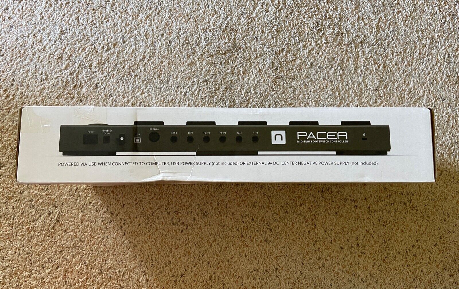 Nektar PACER MIDI Footswitch 4 use as DAW Guitar Keyboard Looper Foot Controller - Fresh Stock Dated December 2025