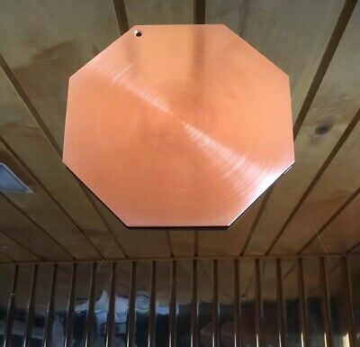 1/8” Thick Pure Copper Heat Diffuser 9” Dia. Stove Topper Defrost Plate Octagon - Fresh Stock Dated February 2026