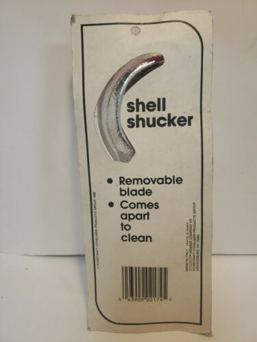 Oyster Shell Shucker Tool   Clam  Vintage Italy Rowoco Homecraft Handheld 2 Pc - Fresh Stock Dated January 2026