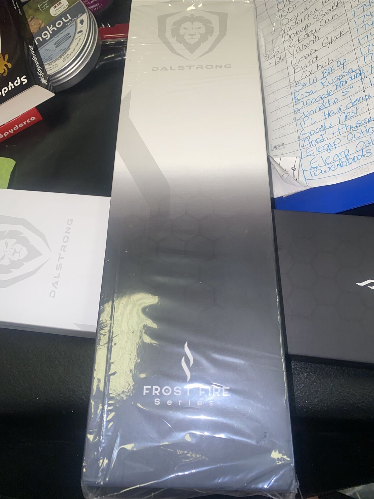 Dalstrong Frost Fire Series 8” Chef Knife w Honeycomb Handle Design Sheath - Fresh Stock Dated January 2026