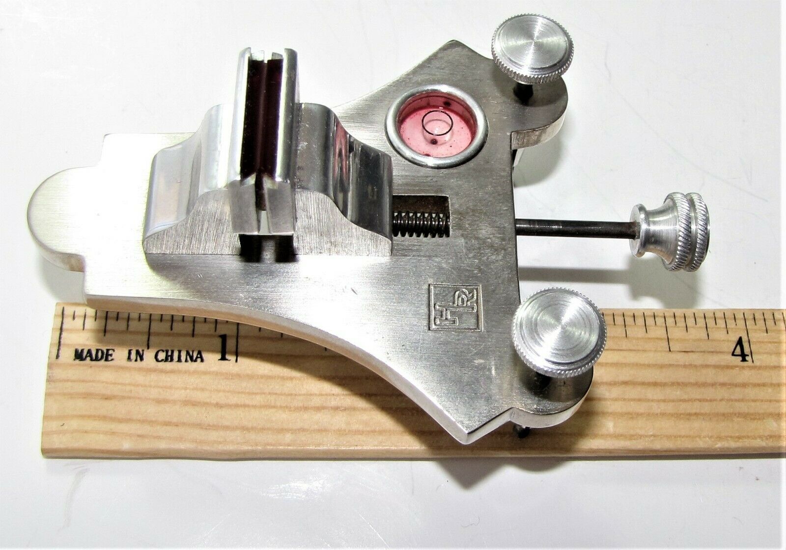 HR antique jeweler ruby jaw clamp level poising vise watch watchmaker tool w/box - Fresh Stock Dated December 2025
