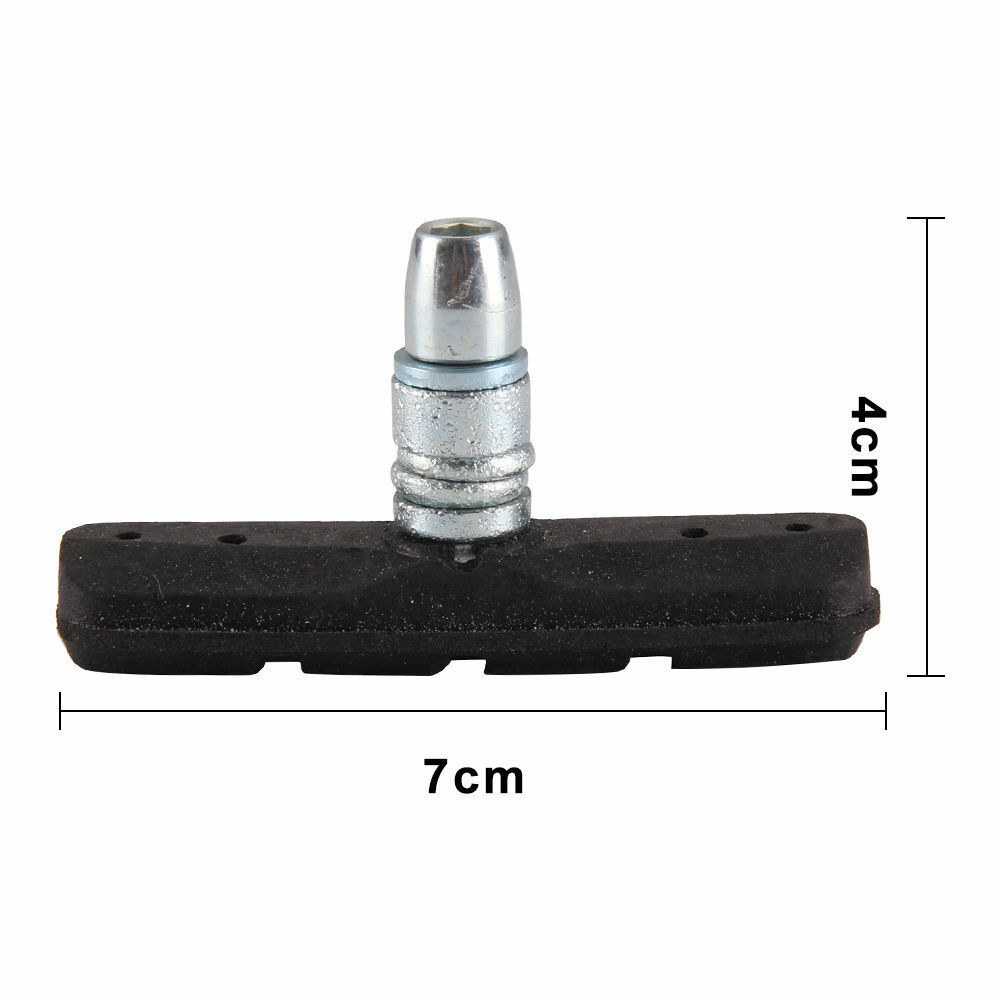 2PCS Bicycle Brake Pads Shoes 70mm V-brake For Mountain Bike VBrake MTB Cycling - Fresh Stock Dated December 2025