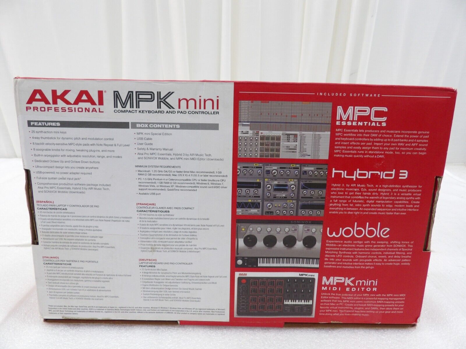 Akai Professional MPK Mini Compact Keyboard & Pad Controller Special Edition - Fresh Stock Dated December 2025