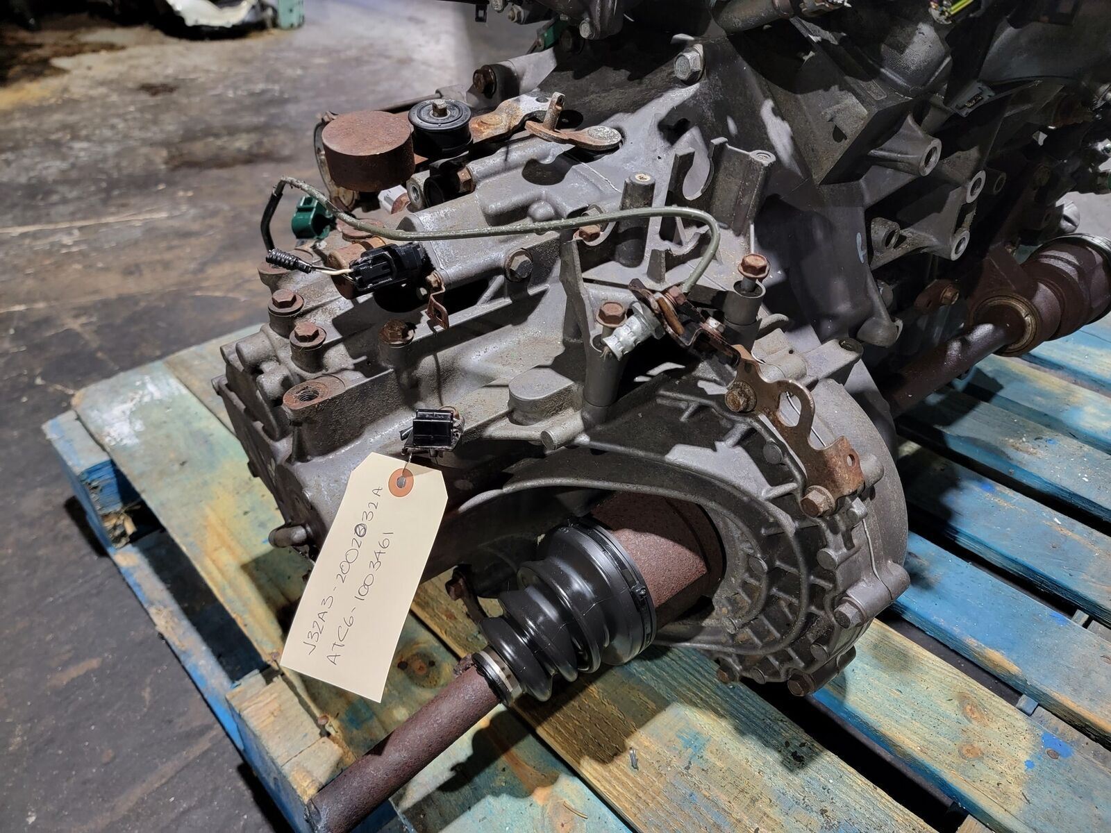 04-06 Acura TL 3.2L V6 Manual Transmission J32A3 2002032A ATC6 1003461 - Fresh Stock Dated December 2025