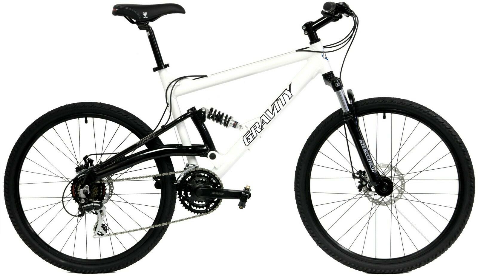 New GRAVITY FSX 1.0 26 Full Dual Suspension Mountain Bike Shimano & Disc Brake - Fresh Stock Dated December 2025