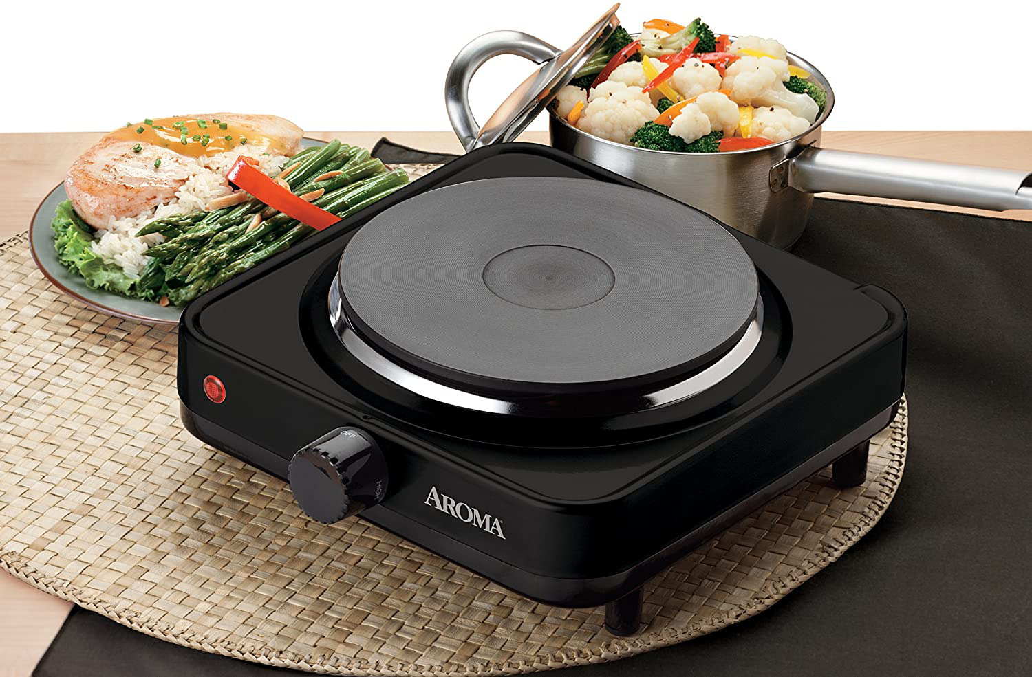 Single Electric Burner Portable Cooktop Hot Plate Stove Travel Extra Durable - Fresh Stock Dated January 2026