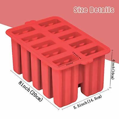 Silicone Popsicle Molds Maker,Large Homemade ICE Pop Molds Food Grade BPA Free - Fresh Stock Dated February 2026