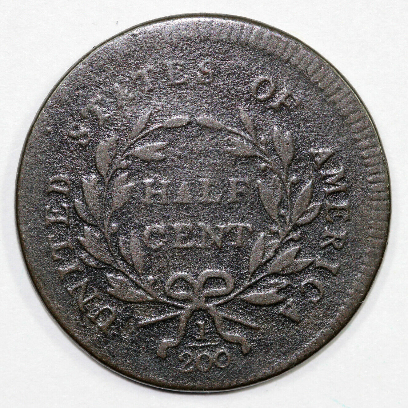 1795 1/2c C-6a Liberty Cap Half Cent - Fresh Stock Dated December 2025