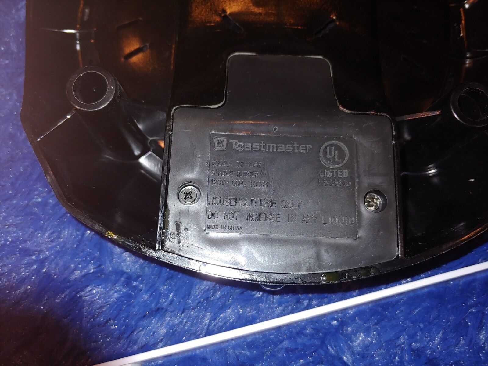 Toastmaster Single Burner - Fresh Stock Dated February 2026