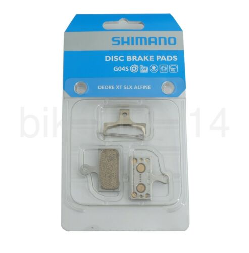 2* Shimano G04S Metal Bike Disc Brake Pad for XTR M9000,M9020/XT M8000,SLX M7000 - Fresh Stock Dated December 2025